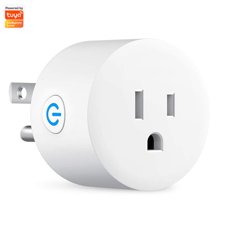 Smart home mini Socket WiFi electrical plugs smart home socket wall plug Compatible with Alexa Google Assistant voice control