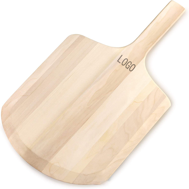 Bamboo wood Pizza Shovel Shovel Oven Peel Shovel Set Perforated Round Wooden Pizza Tools Disposable Eco-friendly
