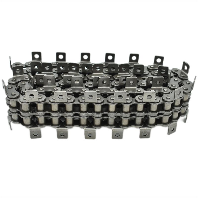 12A-2-K1 60-2 Duplex Short pitch con veyor chain A series attachments Agricultural engineering ISO/DIN ROLLER CHAINS steel