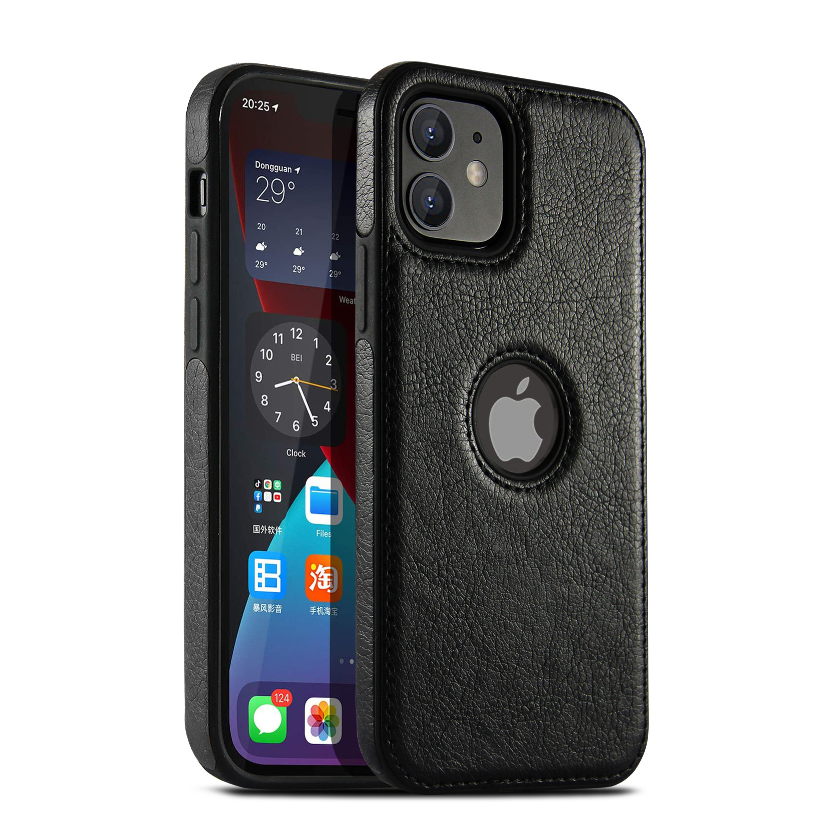 Роскошный тонкий чехол из искусственной кожи в деловом стиле для iPhone 11 12 Pro XS Max XR X 8 7 Plus, задняя крышка