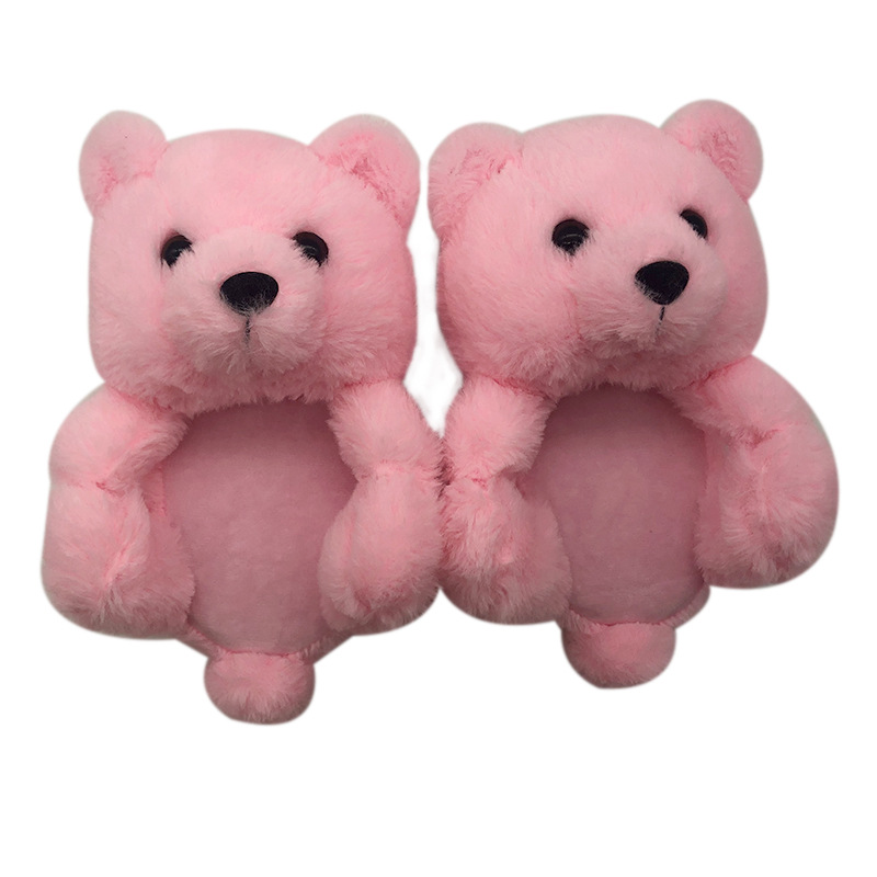 Детские Тапочки Teddy Bear 2021, пушистые плюшевые тапочки оптом от китайских поставщиков, домашние Тапочки Teddy Bear, тапочки для детей