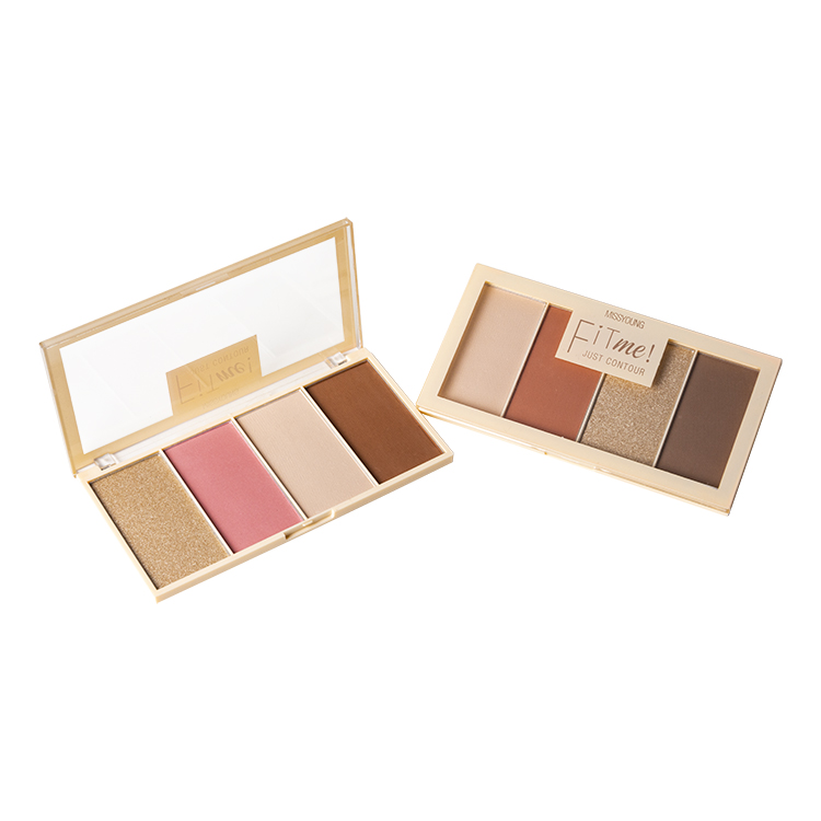 Highlighter Palette Makeup Contour Powder Matte Face Bronzer Make Up Pallete Cosmetics Wholesale