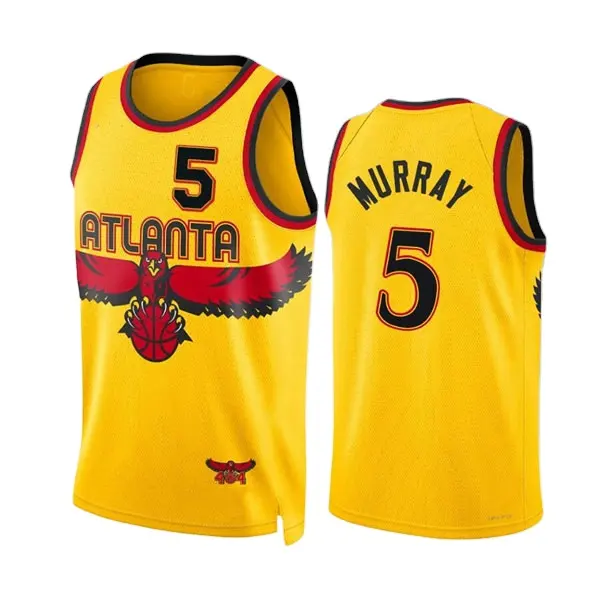2022-23 75th Wholesale Cheap Stitched Basketball Jersey Atlanta 5 Dejounte Murray