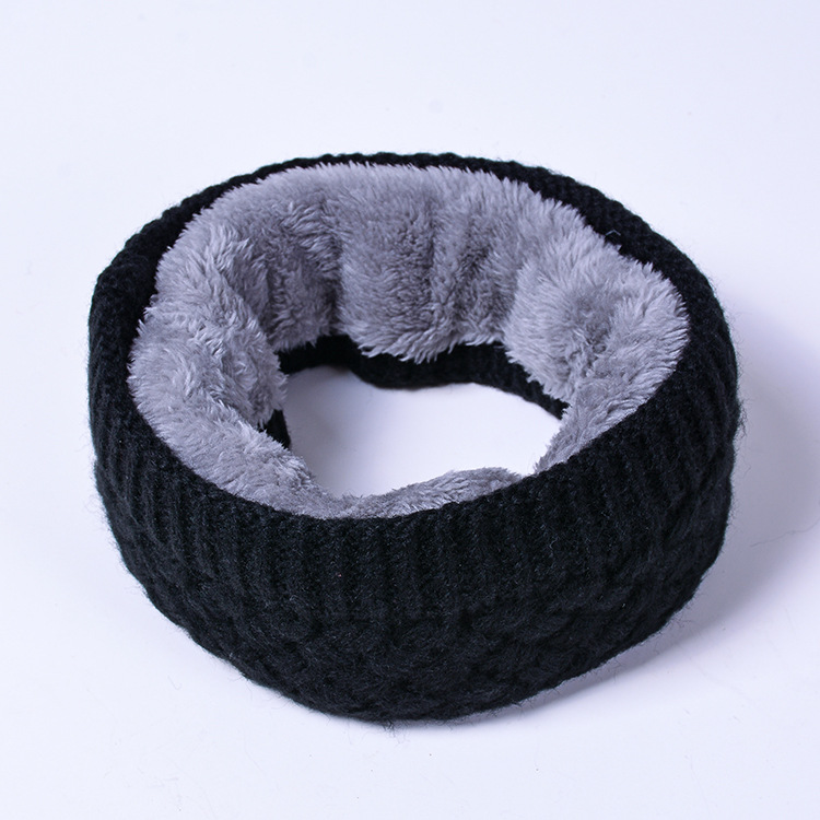 Winter thickened unisex woolen scarf keep warm neck gaiter face mask