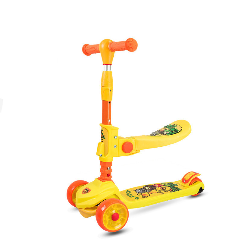 Factory Directly Sale scooter New Designs kids scooter beautiful Balance Skateboard baby scooter children with flash
