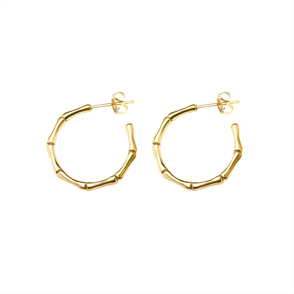 Exquisite studs earring gold earrings for women 2021 gold plated jewelry set stainless steel earrings