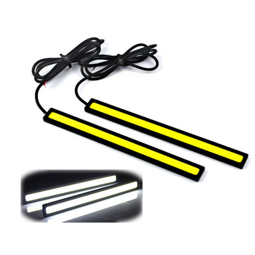 6W 12V COB LED DRL Driving Daytime Running Lights Car Styling LED Lamp Auto Car Light 12V drl led flexible