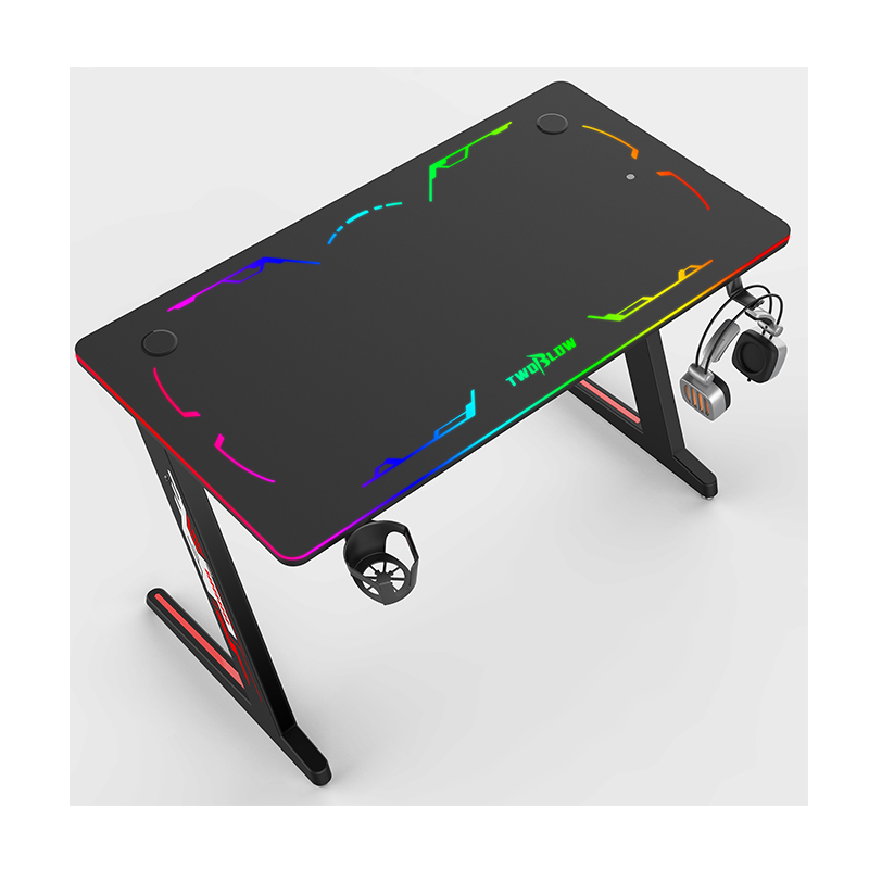 2020 современный офисный Настольный я формы с несколькими цветами RGB цвета Gaming Keyboard Настольный ПК игровой стол для геймера