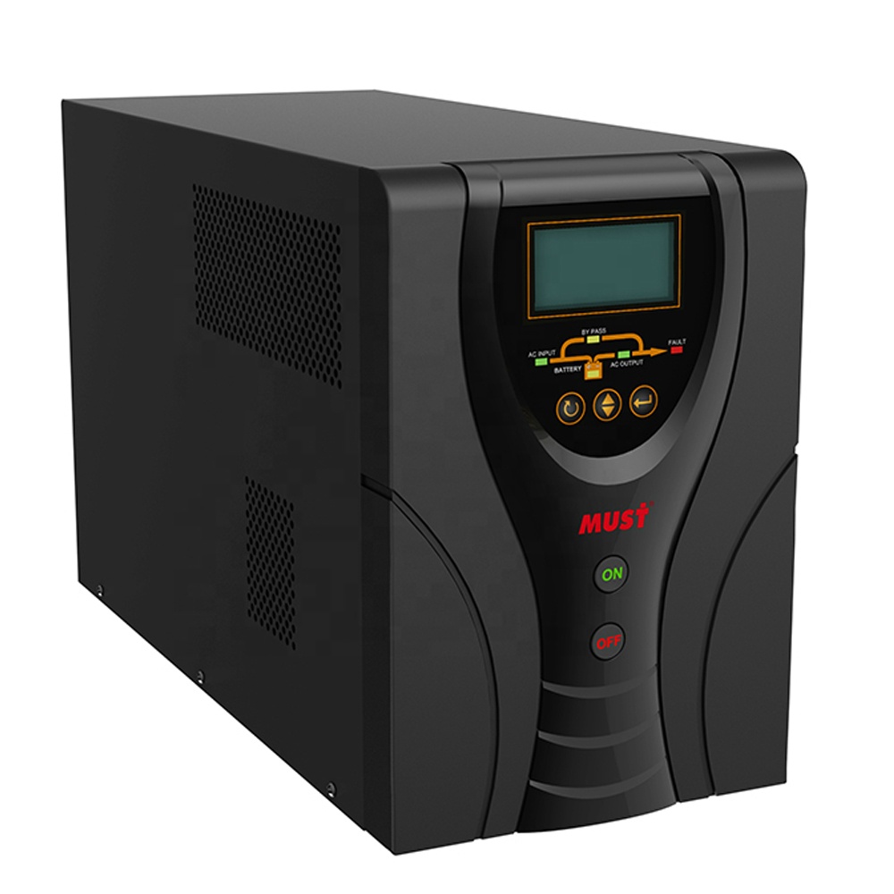 MUST EP2000Pro 12V 300W домашняя система солнечной энергии умный ЖК-дисплей решетки солнечный инвертор Гибридный Встроенный AVR инвертор Чистая синусоида