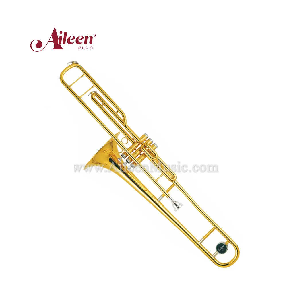 Yellow BrassTuning Slide C Key Piston Trombone (TP9310)