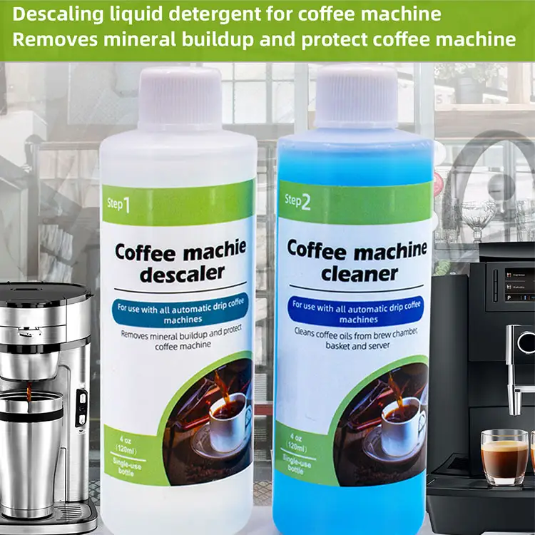 Descaling Agent For Coffee Machine 120ml Coffee Machine Descaling Solution Cleaner