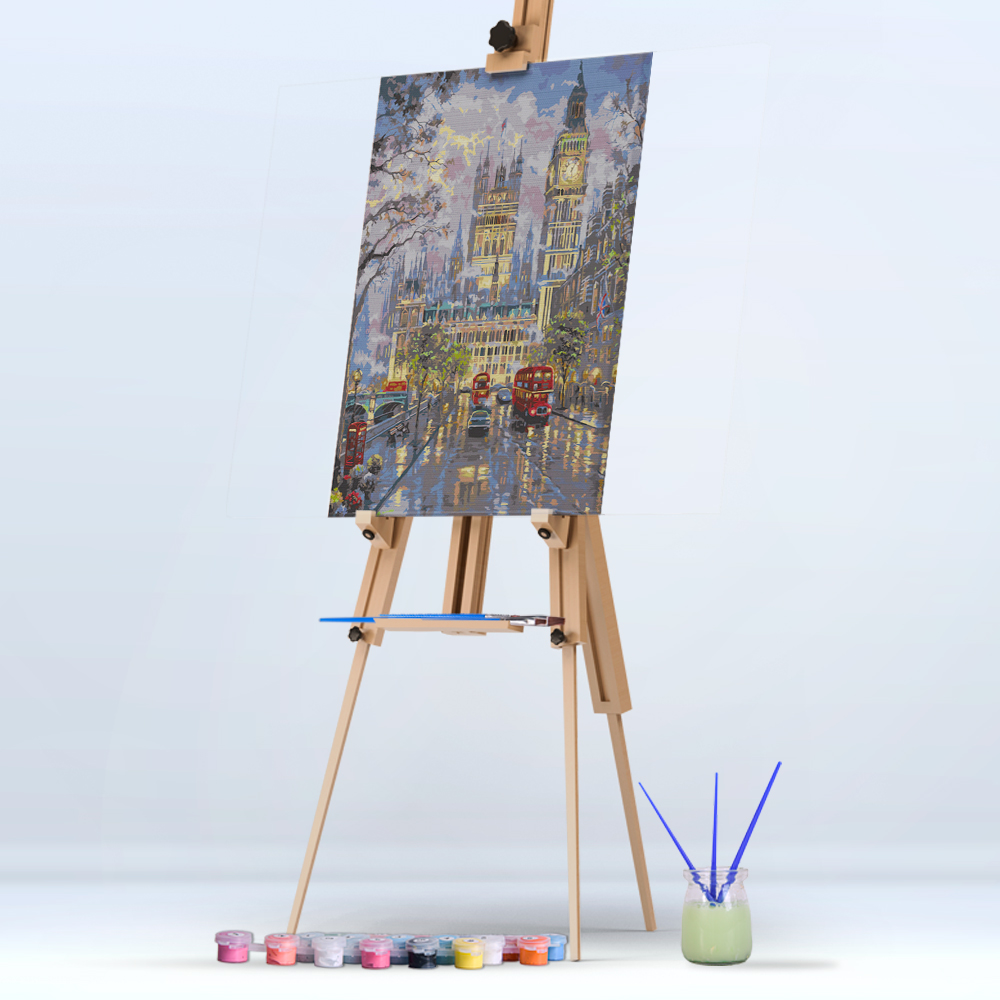 London Big Ben Luxury Color Night Scenery DIY Gift Painting by Numbers Dropshipping
