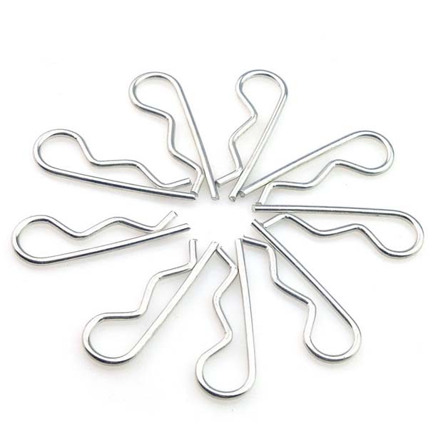 Stainless Steel R Shape clip Spring Cotter Tractor Pins Wave R clip For Lock