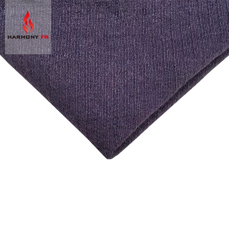 Модакрил/из хлопчатобумажной ткани/арамидный Permanent Fire Retardant Antistatic Knitted Fabric