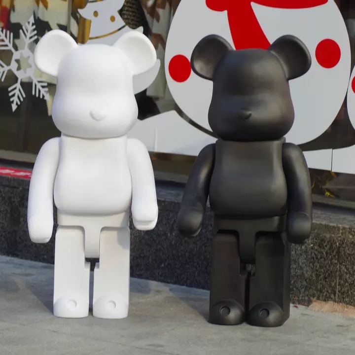 Прямая поставка на заказ OEM ODM1000 % 70 см, виниловая игрушка bearbrick, пластиковая фигурка на заказ