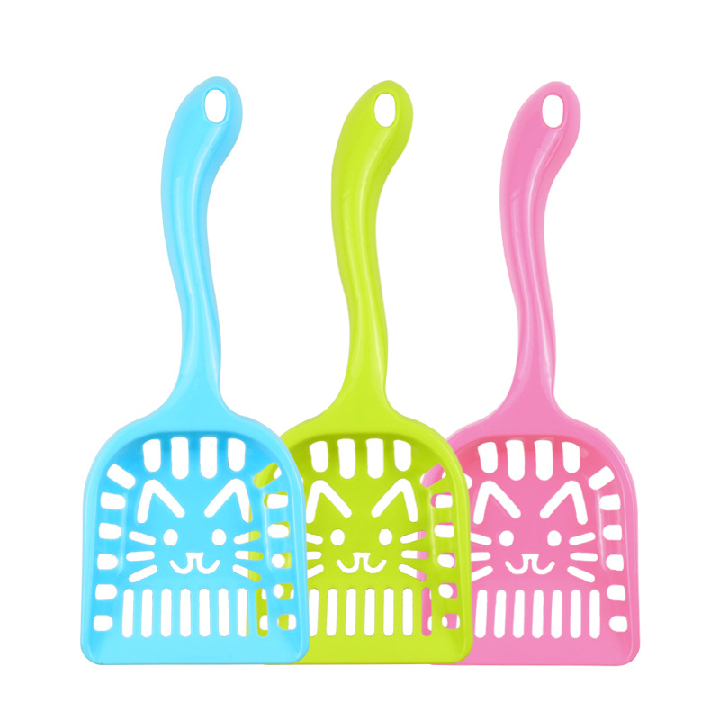 cartoon plastic cute pet cat litter scoop shovel