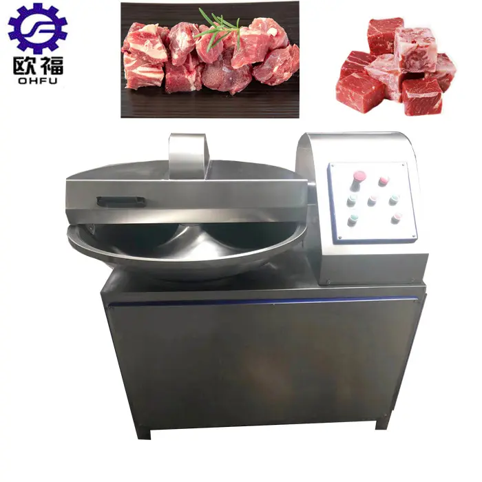 electric automatic sausage bowl cutter high quality meat bowl cutter machine cheap price bowl cutter 20l