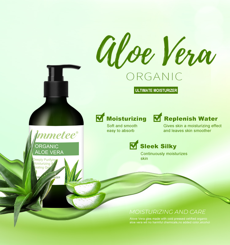 Natural 100% Pure Aloe Vera Gel Plant Extra 270ml Stock Free Sample
