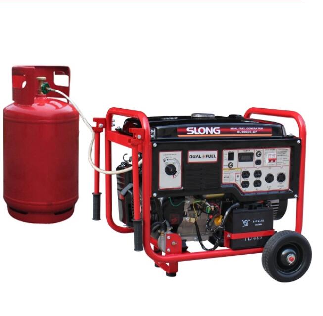 AC single phase 3 kw portable natural gas LPG gas generator