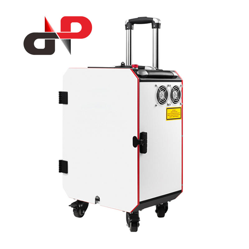 Air Cooled Industrial Equipment Pulse Laser Cleaning Machine Raycus 100W for Paint Rust Oxidation Layer Oil Stain Removal