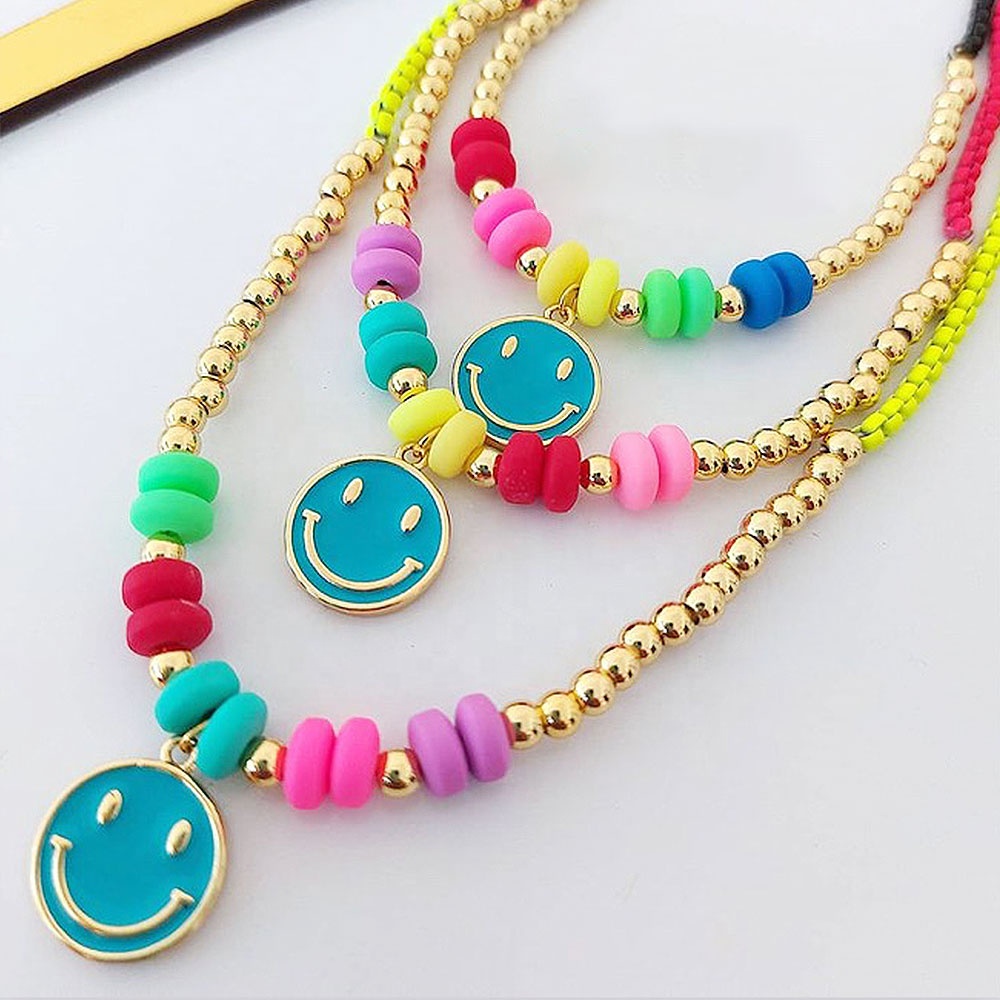 2021 Fashion 18k Gold Plated Animal Tortoise Colorful Pendant Necklace For Girl