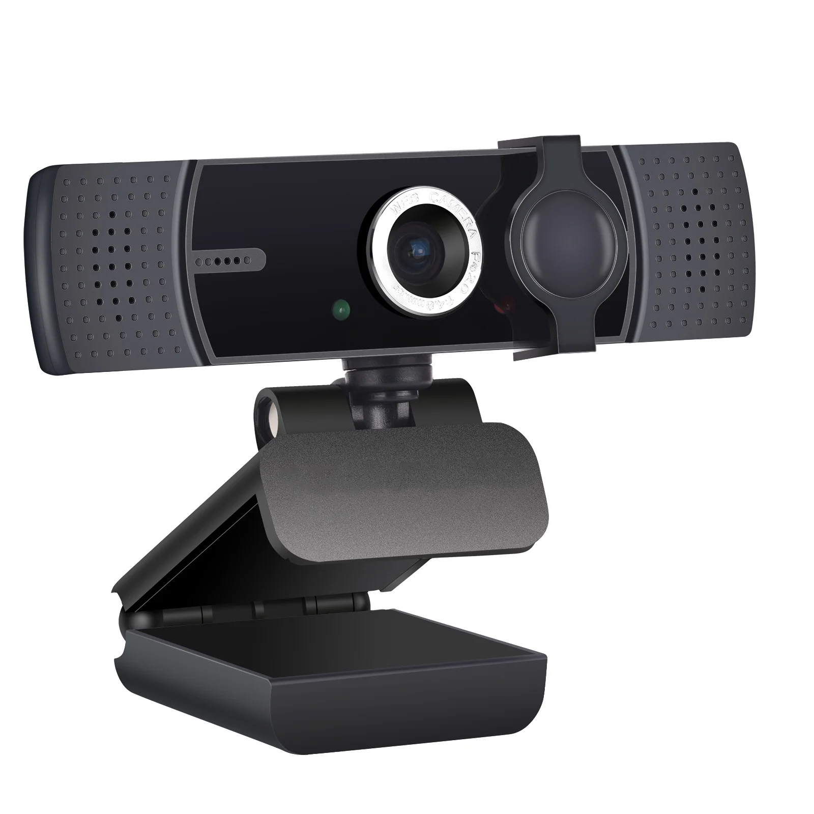 Webcam with Microphone, 1080P FHD Webcam with Privacy Cover, Plug and Play Web Camera for Desktop & Laptop Conference