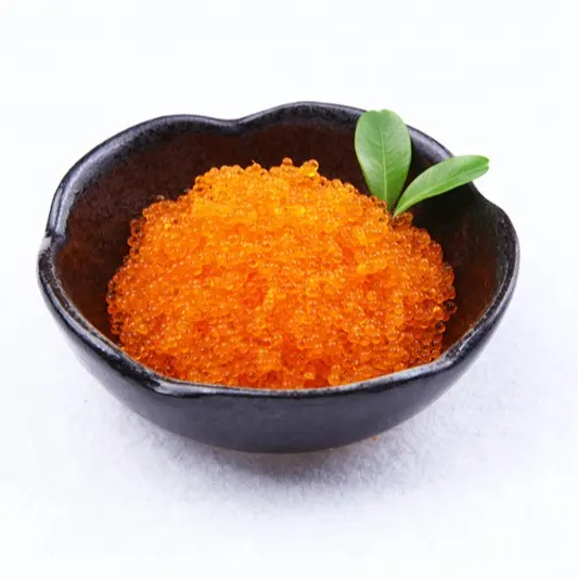 Factory Directly Flying Tobiko Delicious Seasoned Tobikko Healthy Fresh Fish Roe For Sale