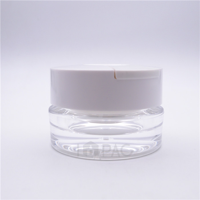 dual wall luxury creative unique plastic lip scrub jar with spoon 15ml