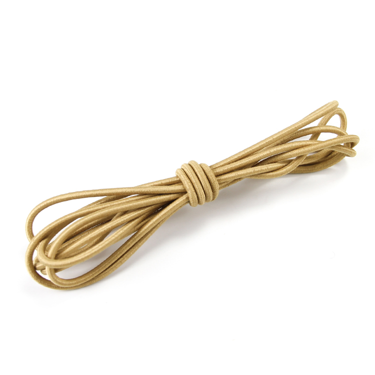 Colorful round polyester elastic cord 1mm 1.5mm 2mm 3mm braided elastic cords webbing band