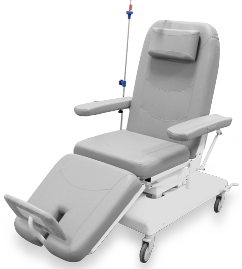 Hospital Electric Blood Donation Chair height adjustable Dialysis Chair for Sale