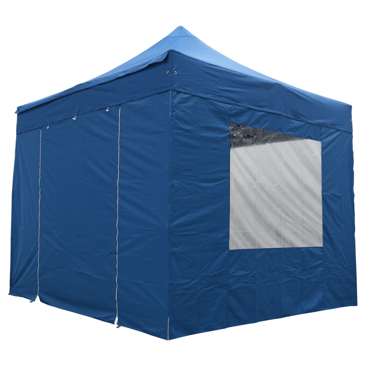 3x3m powder coated steel frame strong canopy tent with tarpaulin covers for outdoor events
