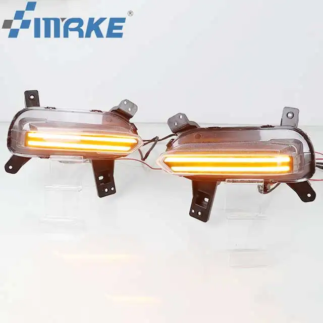 Newest Car Auto Daytime Running Light Fog Lamp For Kia K3 Cerato Forte 2019 2020 2021 With Turning Driving Daylight LED DRL