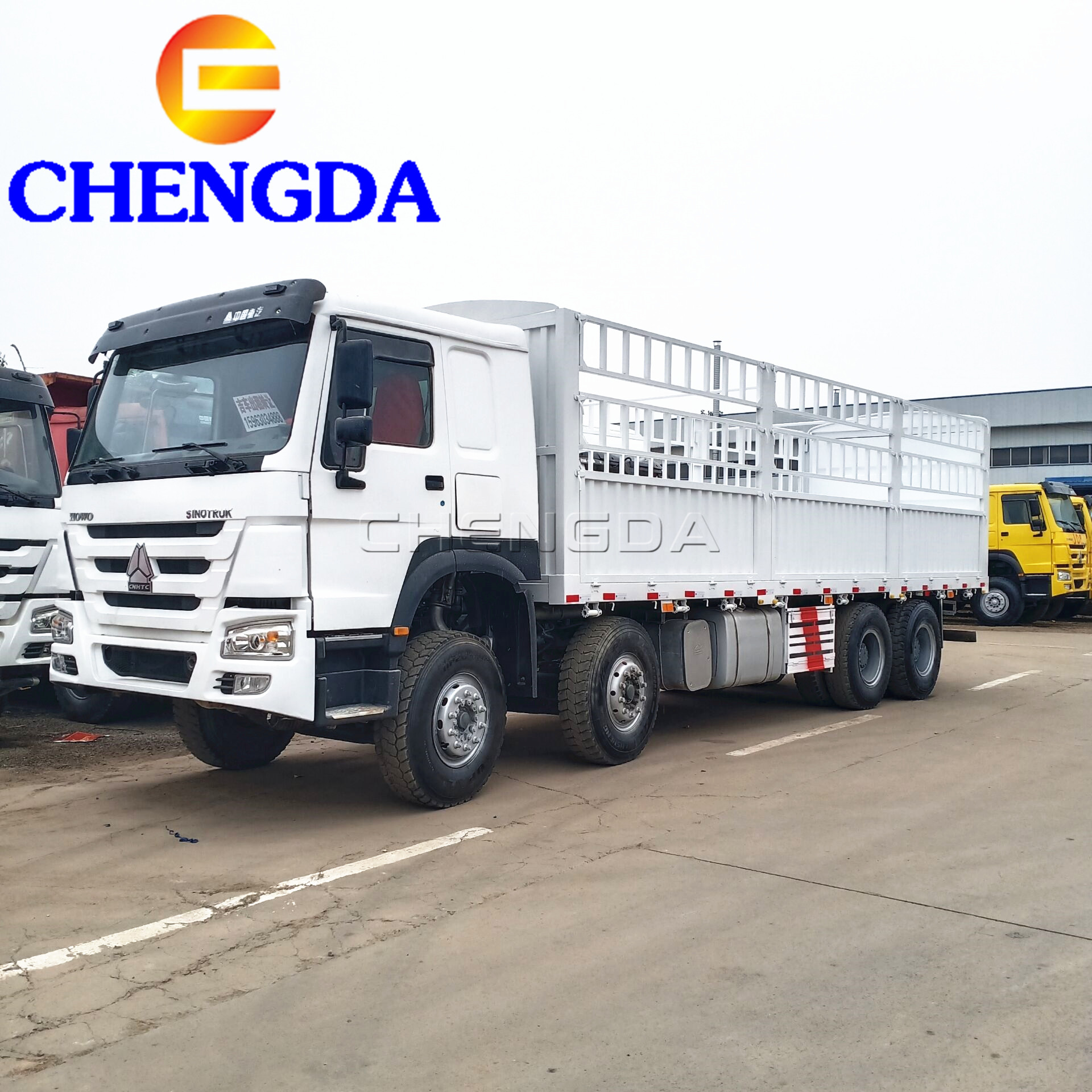 Good Quality Sinotruk 371hp HOWO 8X4 12 Wheeler cargo truck with Competitive price