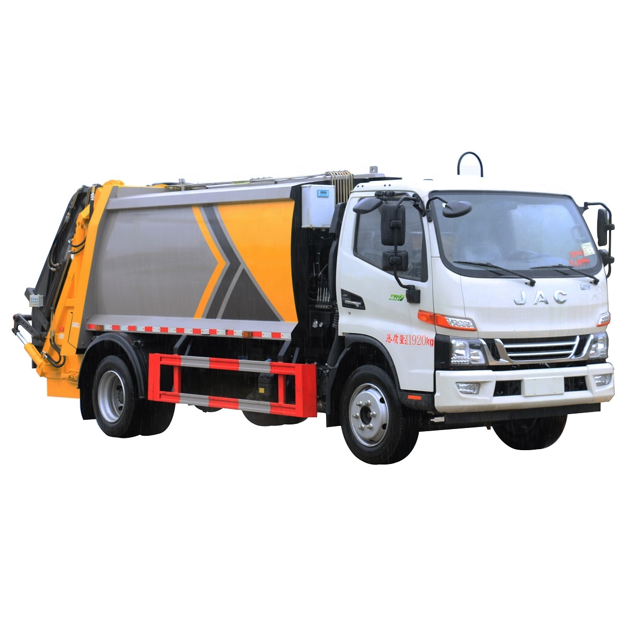 compactor garbage truck China 4x2 light waste collect garbage truck 6 cbm price