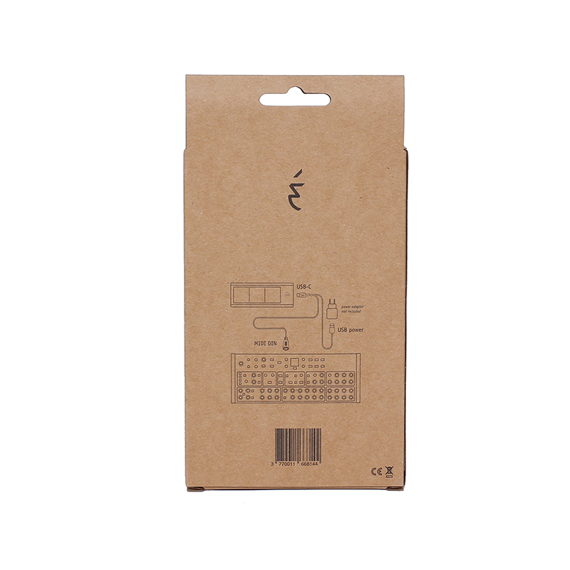 Custom brown kraft paper box package 3C electronics product packaging boxes free sample to check quality