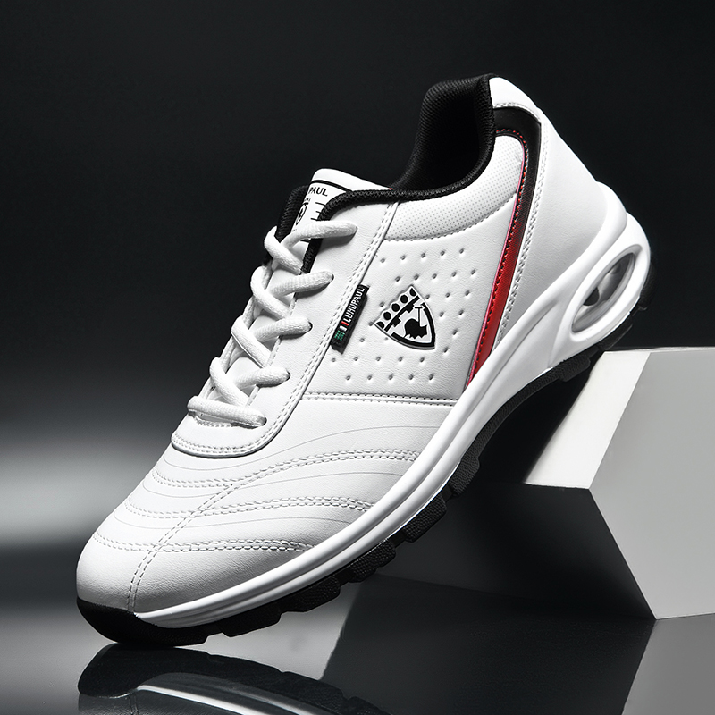 LUHUPAUL 2021 Luxury Good Price Leather Shose Sneakers Running Outdoor Jogging Tennis Shoes