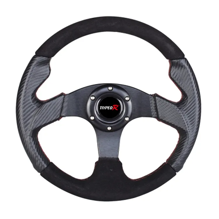 The latest product of the factory fashionable and comfortable PVC suede steering wheel, car steering wheel