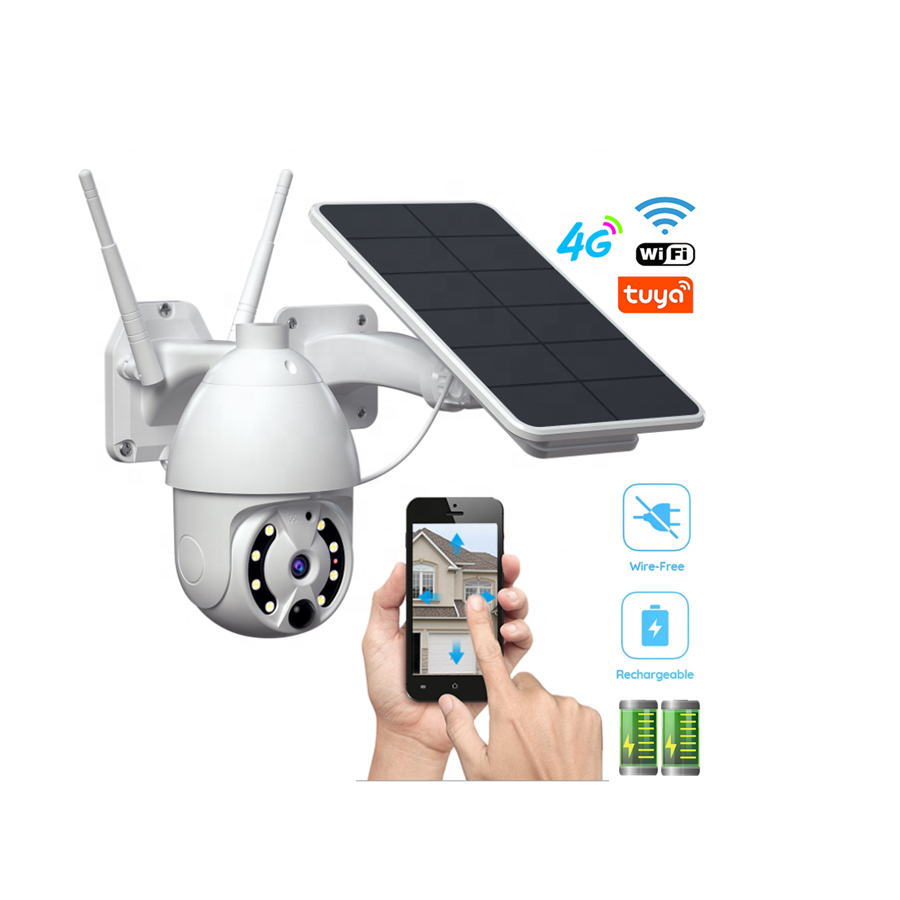 IP-камера с солнечной панелью, 4G, SIM-карта, 1080P, Wi-Fi