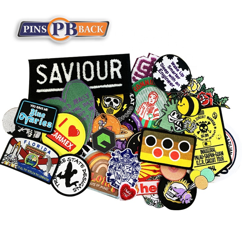 Low MOQ Personalized Embroidery Woven Tag Custom Patches