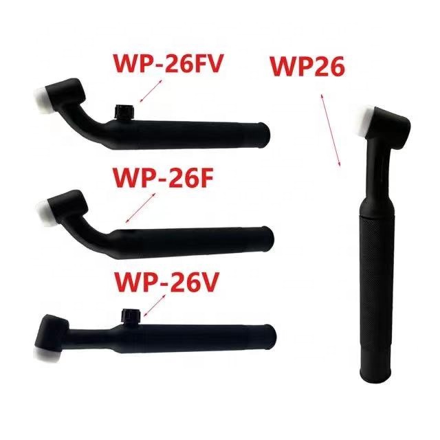 TIG Torch Body Argon Welding Torch Head WP26 Valve Air Cooled Gas Tungsten Arc Welder GTAW A-200 Flex Torch