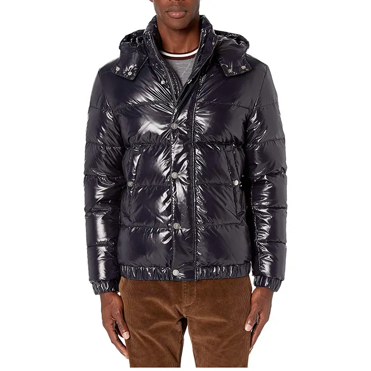 Outdoors Windproof Keep Warm Oem Service Custom Black Down Jacket for Mens