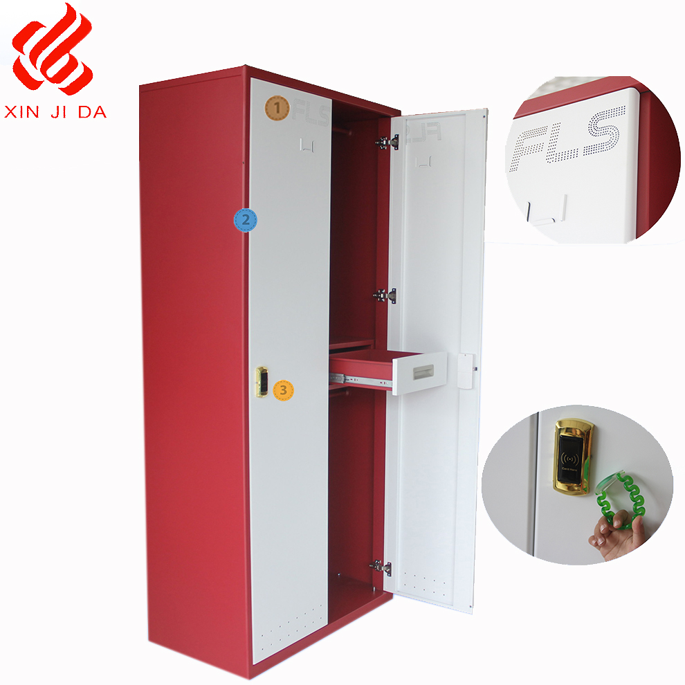 High quality colorful double door steel cabinet lockers