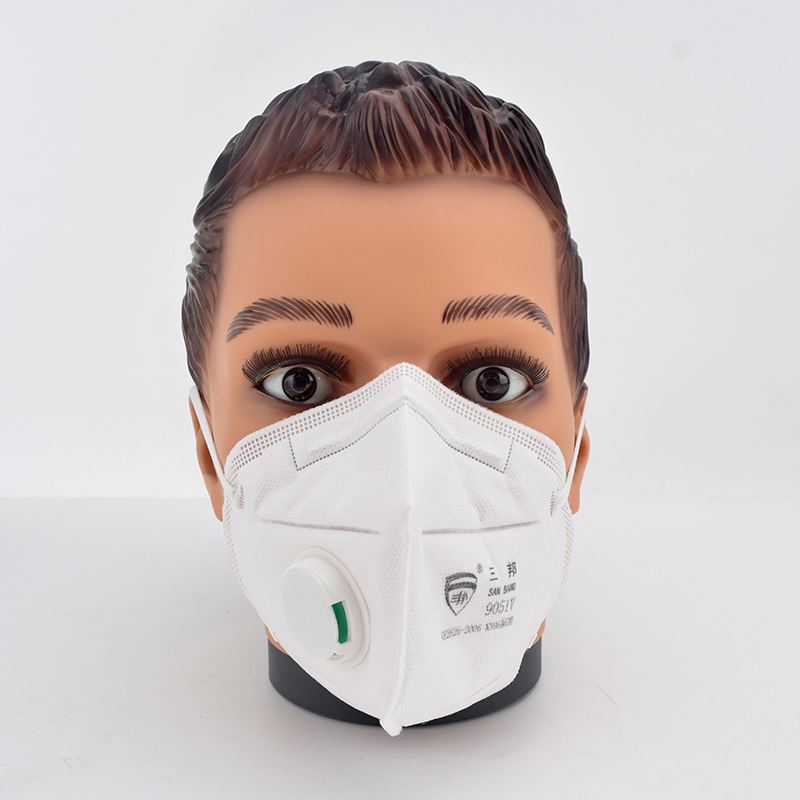 High Quality 5ply folding Non-Woven Kn95 Face Mask Earloop