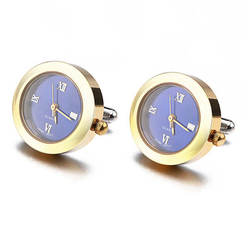 OB Men's Jewelry 5 Colors Low-Key Luxury Watch Movement Jewelry France's Shirt Watch Mechanism Cufflink With Free Shipping