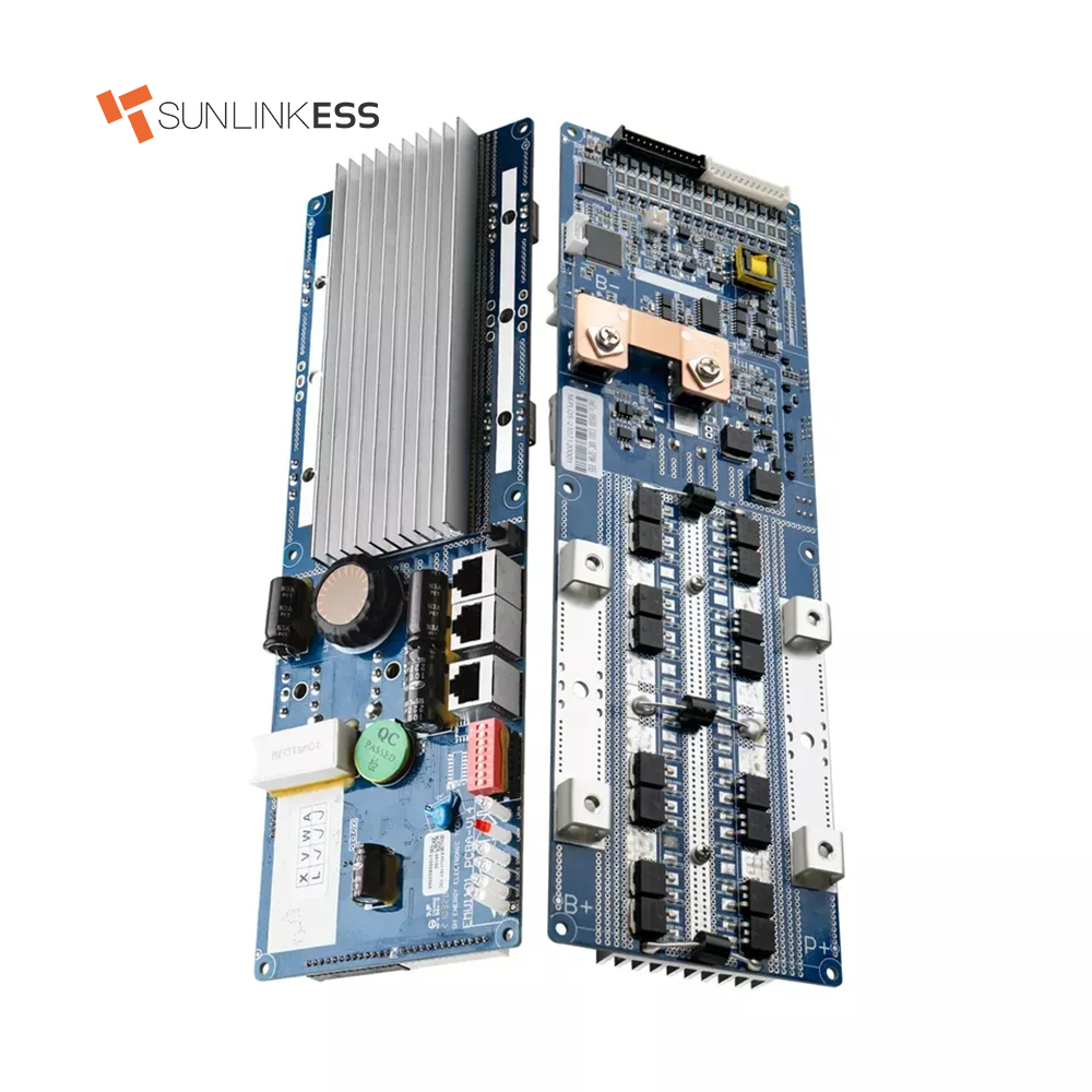 Smart BMS 16S 200A Lifepo4 lithium battery board Cell Balance SEPLOS BMS with LCD screen