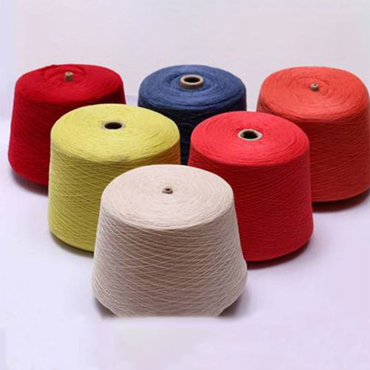 Wholesale High Quality Dty Polyester Textured Yarns Spun Polyester Yarn Dyed Color Knitting Weaving Socks Fancy Yarn