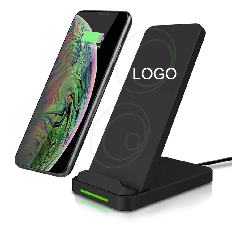 High quality amazon bestseller 2coils wireless charger stand