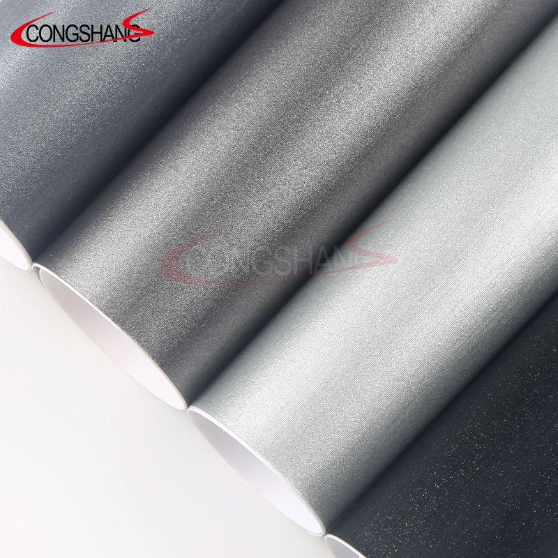 PVC High Performance Electro Metallic Brushed Silver Waterproof Color Change Auto Car Vinyl Wrap