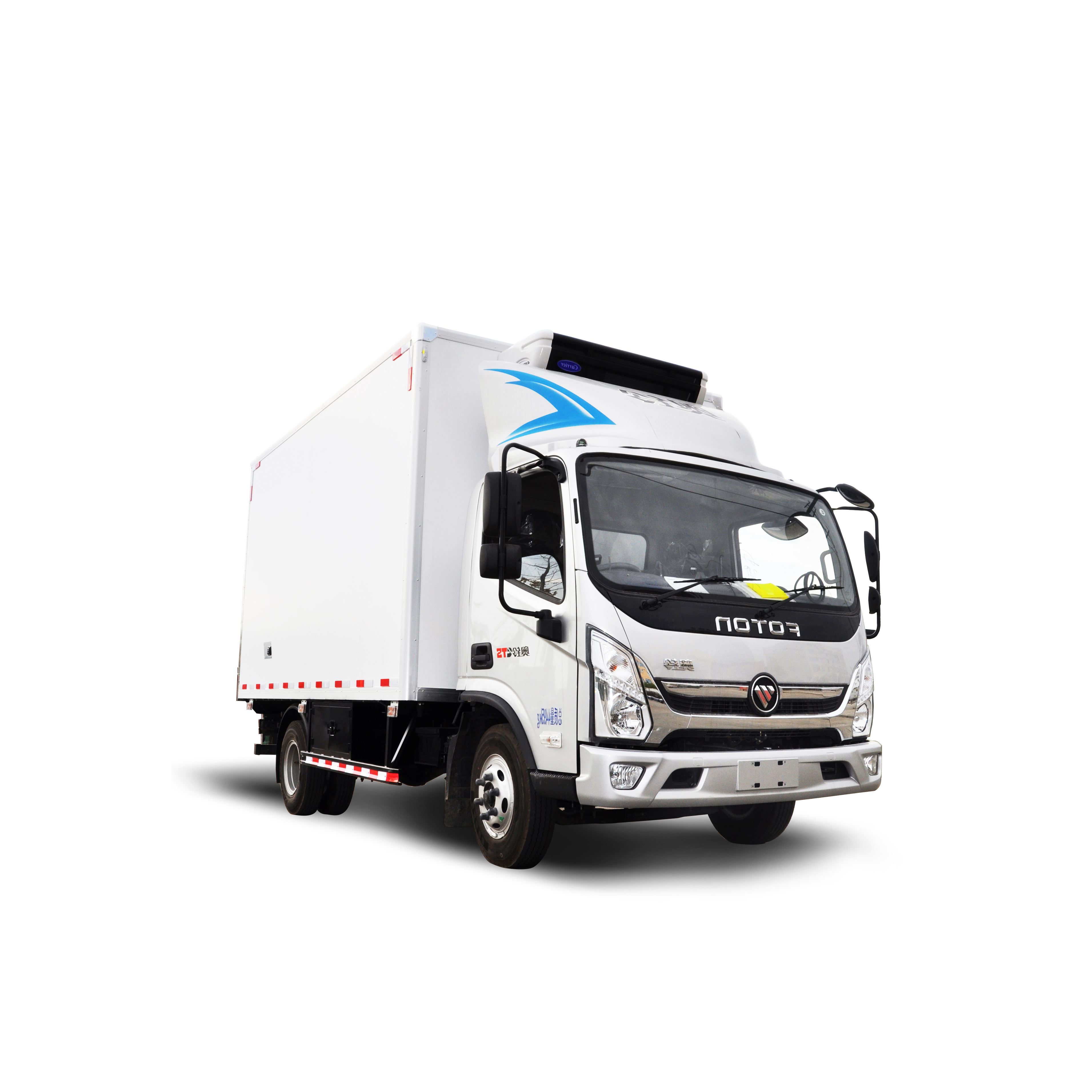 Hot Sale Foton Ollin CTS 4m 1 Ton Cold Chain Transport Mini Refrigerated Truck