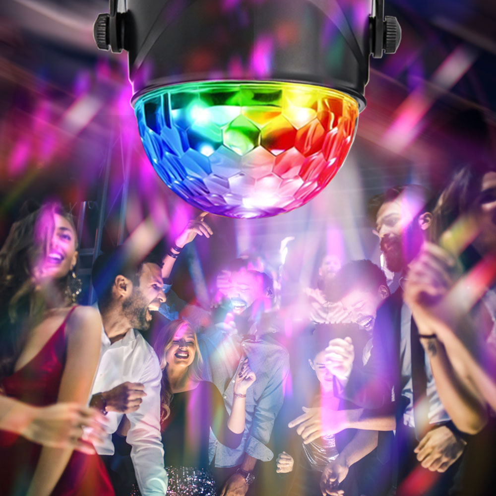 Universal RGB Rotate Remote Control Led Stage lights KTV Disco DJ Magic Flash Mini Ball Party Lights